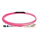 MPO Simplex Fiber Optic Patch Cord MPO SX ; MPO  to 8 cores LC Duplex Patch Cord Jumper